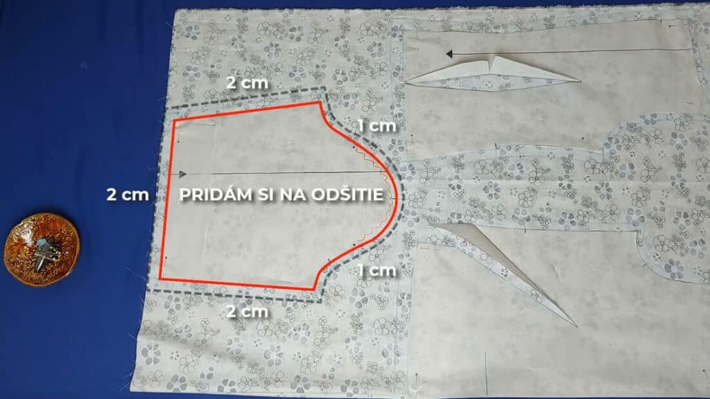 Online šitie - strih